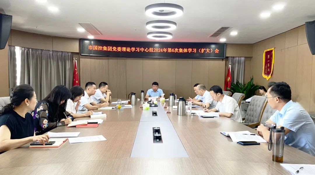 市国控集团召开理论学习中心组（扩大）会议传达学习党的二十届三中全会精神