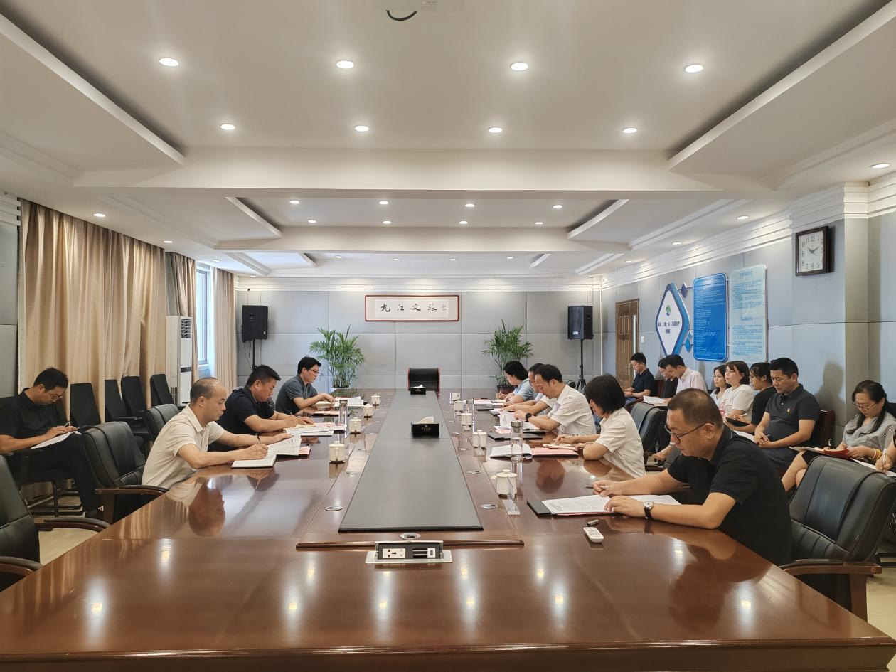 市国控集团党委书记、董事长张志坚赴市文旅集团开展学习教育评估座谈